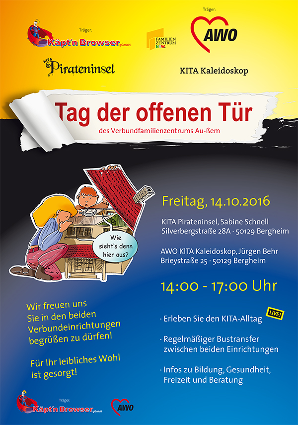 Plakat "Tag der offenen Tür"