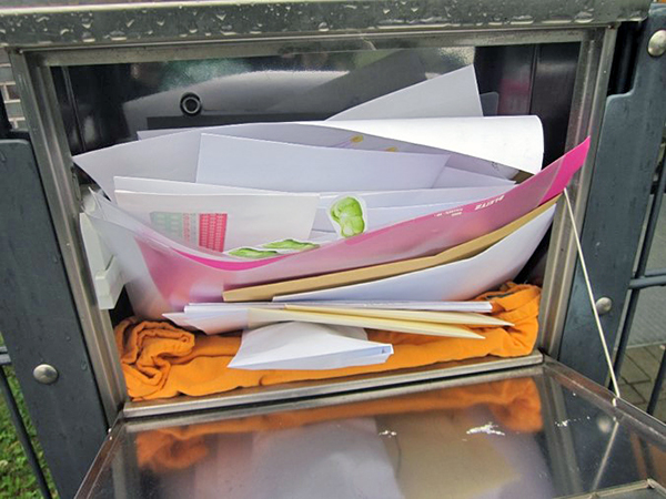 Post im Briefkasten