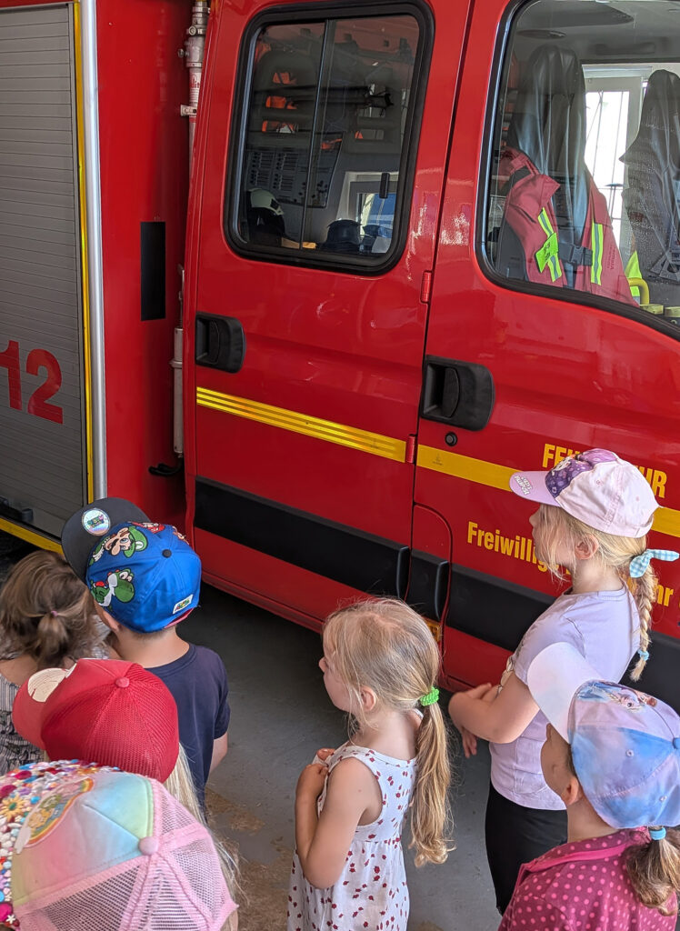 Besuch bei der FFW in Cotta