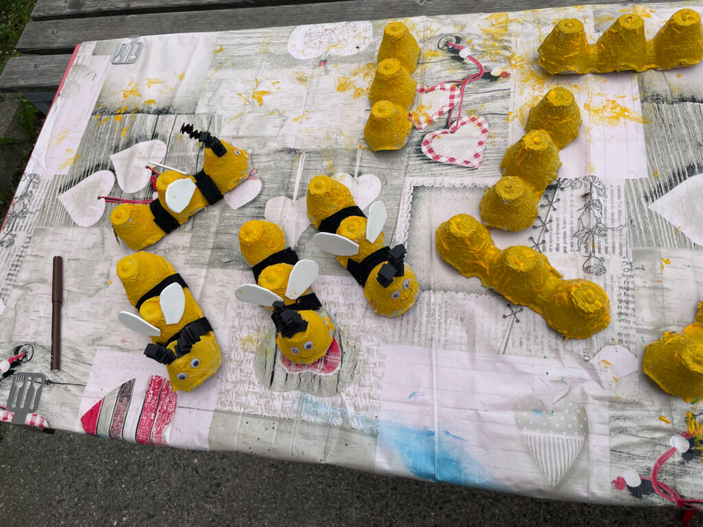 Krabbeliger Sommer im Hort Rosenthal